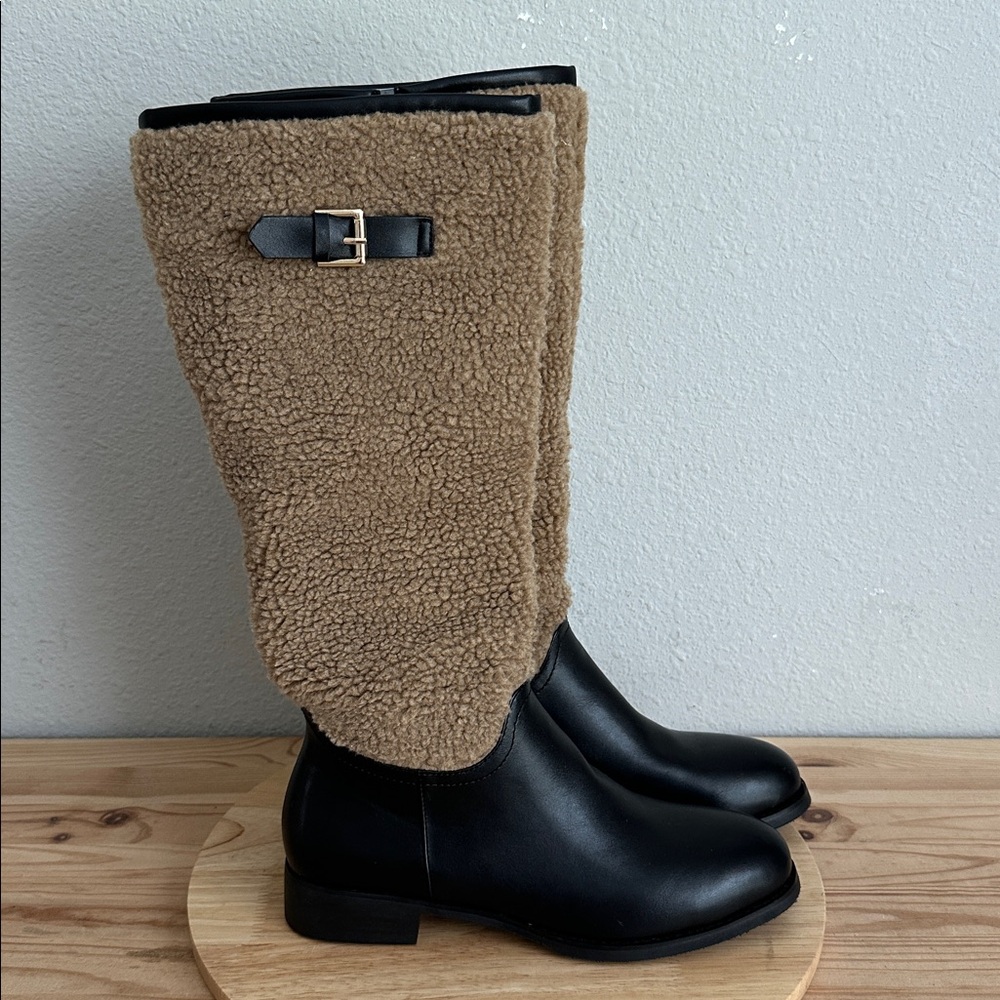 Torgeis Womens Misty Flat Heel Dress Boots